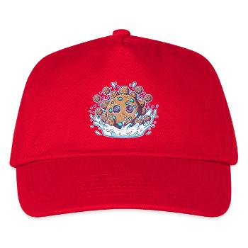 Biscuit au lait dans l’espace - Casquette de baseball Enfant - rouge - Devant