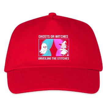 Gender Reveal Halloween - Kinder Basecap - Rot - Vorne