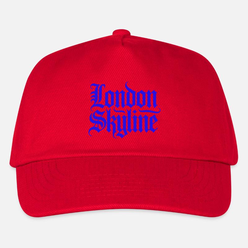 London Skyline - Kinder Basecap - Rot