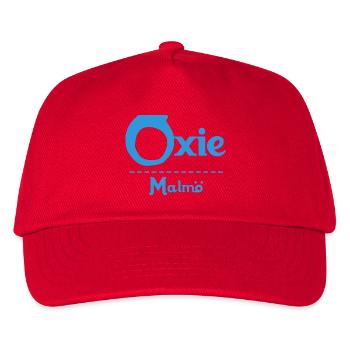 Oxie – Malmö Sky Blue Design - Kids’ Baseball Cap - red - Front