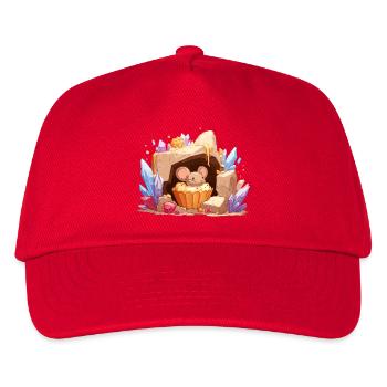 Crystal Cave Mouse Cake - Kids’ Baseball Cap - red - Front
