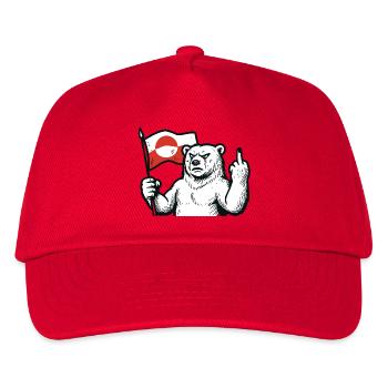 Greenland Is Not For Sale - Kids’ Baseball Cap - red - Front