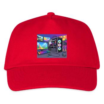 Configuration de jeu RGB colorée - Casquette de baseball Enfant - rouge - Devant