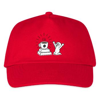 Coffee Mug Joy Comic Design - Kids’ Baseball Cap - red - Front