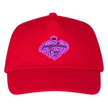 Junggesellinnenabschied Crew Jga - Kinder Basecap - Rot - Vorne