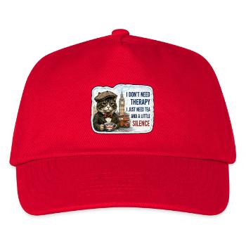 Tea and Silence - Kinder Basecap - Rot - Vorne
