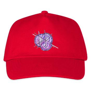 Structure dans le chaos - Casquette de baseball Enfant - rouge - Devant