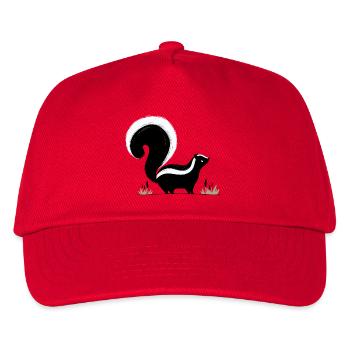 Skunk - Kids’ Baseball Cap - red - Front