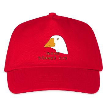 Gans Dünnes Eis - Kids’ Baseball Cap - red - Front
