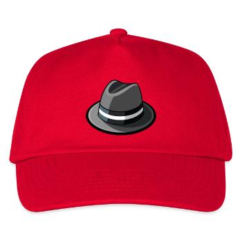 Gangster-Hut-Fedora - Kinder Basecap - Rot - Vorne