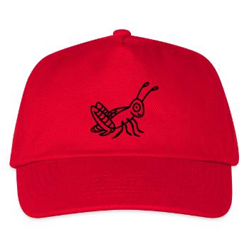 Grasshopper - line - Kids’ Baseball Cap - red - Front