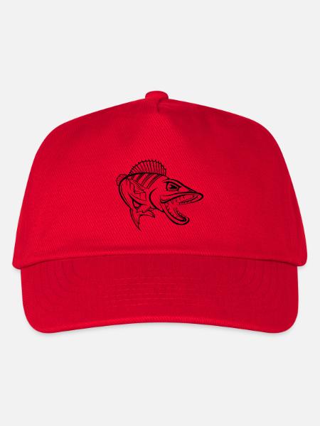 Barsch 001 - Kinder Basecap - Rot