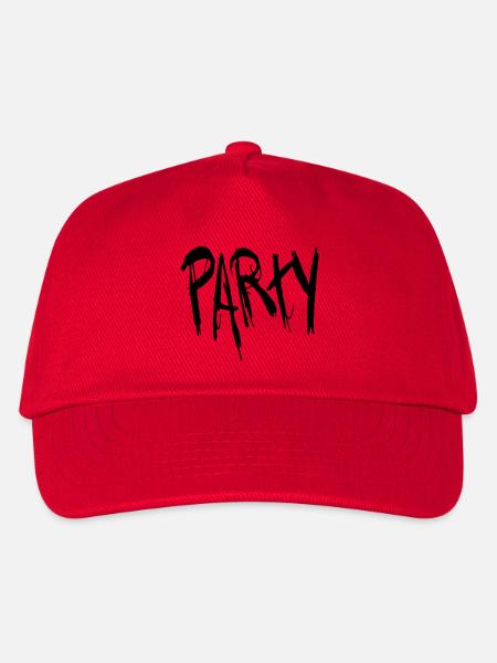 party - Kids’ Baseball Cap - red