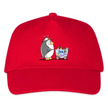 Pinguin Als Eisverkäufer - Eis - Casquette de baseball Enfant - rouge - Devant