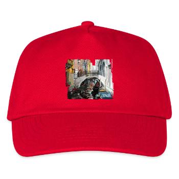 Venedig - Kinder Basecap - Rot - Vorne