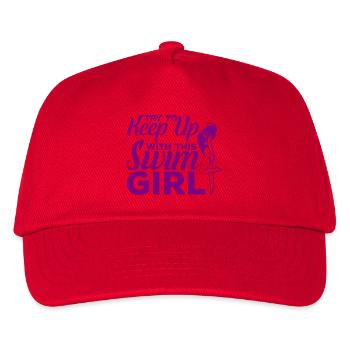 Girls Swimmers - Kids’ Baseball Cap - red - Front