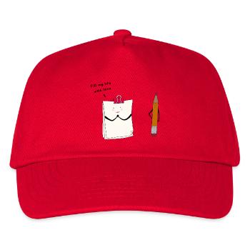 Fill my life with love - Kinder Basecap - Rot - Vorne