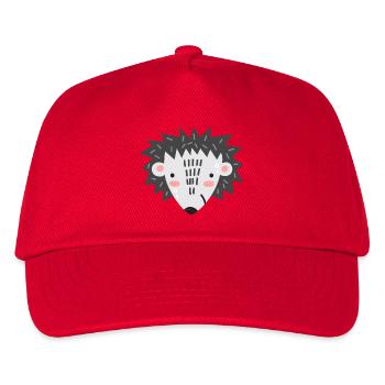 Igel "Max" - Kinder Basecap - Rot - Vorne