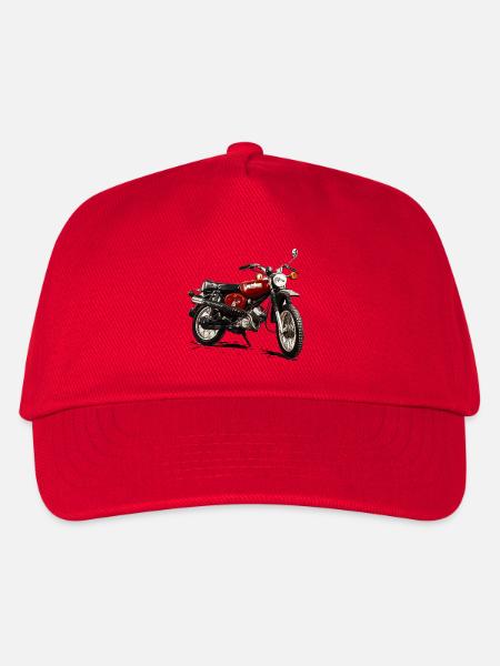 S51 Enduro Simson Motorrad - Kinder Basecap - Rot