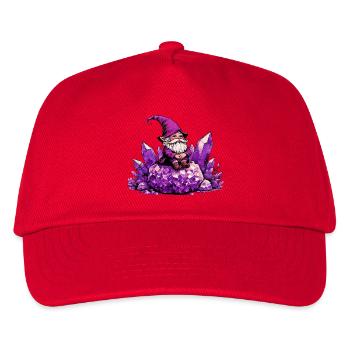 Gnom - Kinder Basecap - Rot - Vorne
