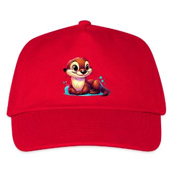Otter - Kinder Basecap - Rot - Vorne