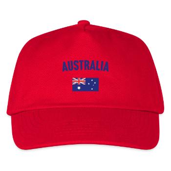 Drapeau de l’Australie - Casquette de baseball Enfant - rouge - Devant