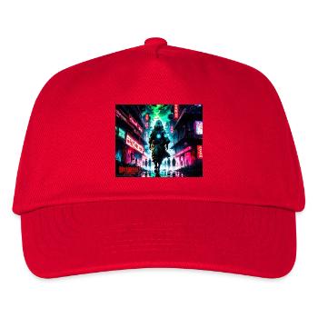city apocalyptic - Kinder Basecap - Rot - Vorne