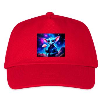 Wonky Maus - Kinder Basecap - Rot - Vorne
