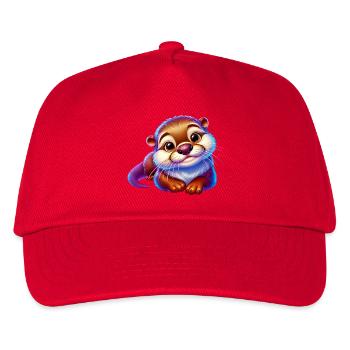 Otter - Kinder Basecap - Rot - Vorne