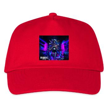 graffiti punk anime - Kinder Basecap - Rot - Vorne