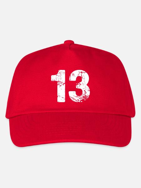 13 - Kinder Basecap - Rot