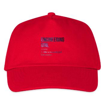 Ingenieur Ingenieur Ingenieur - Kinder Basecap - Rot - Vorne