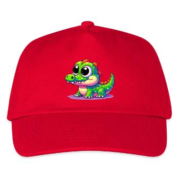 Alligator Crocodile - Kids’ Baseball Cap - red - Front