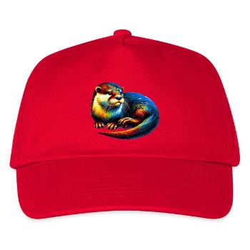 Otter - Kinder Basecap - Rot - Vorne
