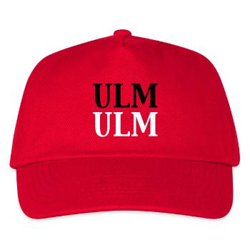 ULM ulm | Deutschland Württemberg Schwaben - Kinder Basecap - Rot - Vorne