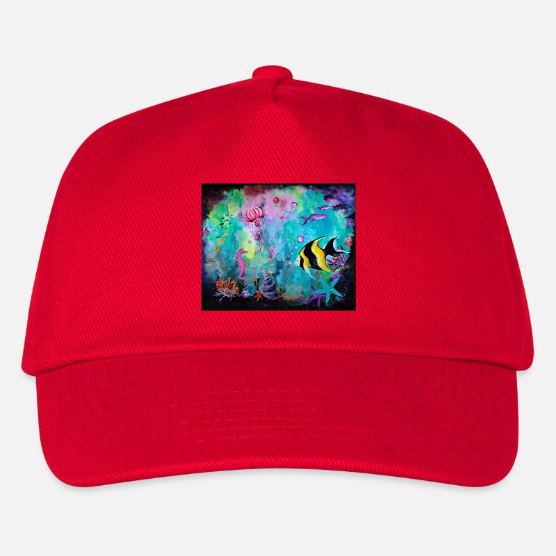 Coral reef - Kids’ Baseball Cap - red