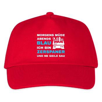 Machinistes Opérateurs de machines de découpe Tour CNC Métaux - Casquette de baseball Enfant - rouge - Devant
