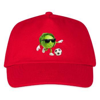 Kohl Fußball - Kinder Basecap - Rot - Vorne