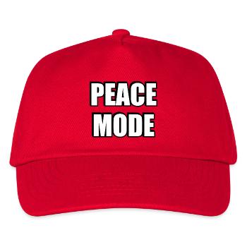 Peace Mode  - Kids’ Baseball Cap - red - Front