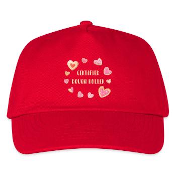 Certified Dough Roller - Cookies - Kids’ Baseball Cap - red - Front