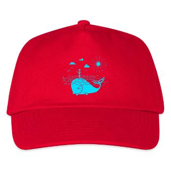 SOUPER - Casquette de baseball Enfant - rouge - Devant