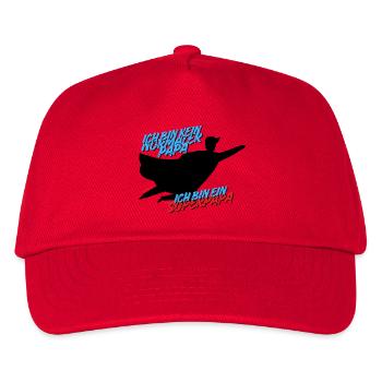 Ich bin ein Superpapa – Hero Dad Design - Kinder Basecap - Rot - Vorne