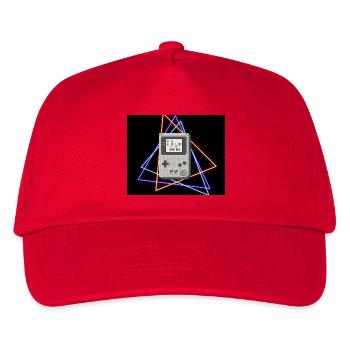 Retro Game Console Neon - Kids’ Baseball Cap - red - Front