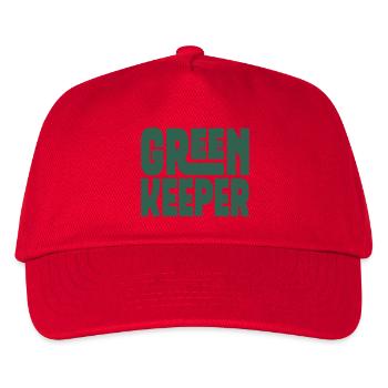 Greenkeeper for lawn lovers - Kids’ Baseball Cap - red - Front
