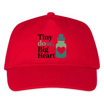 Équipement professionnel pour homéopathie Petite Dose Big Heart - Casquette de baseball Enfant - rouge - Devant