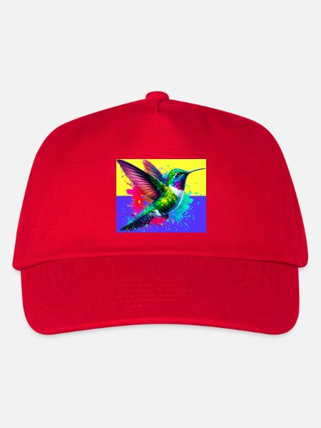 Kolibri - Kinder Basecap - Rot