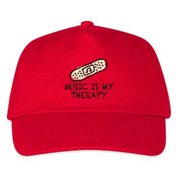 Schlager Schlagermusik Pflaster Coole Sprüche - Kinder Basecap - Rot - Vorne