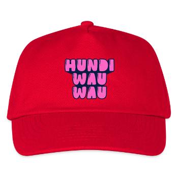 Hundi Wau Wau - Kids’ Baseball Cap - red - Front