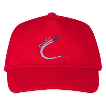 Départ pour la Corée Conception de voyages en avion Corée du Sud - Casquette de baseball Enfant - rouge - Devant