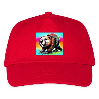 Bieber - Kinder Basecap - Rot - Vorne
